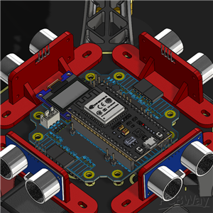 ESP32 Shield for F450 drone (cp2102)