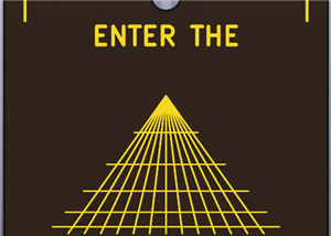 Gold PCB Art Wall Tile "Enter The Simulation" - ENIG on Black 52mm