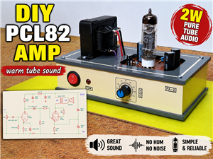 DIY PCL82 Tube Amplifier,  Single-Ended  Amp with Amazing Sound