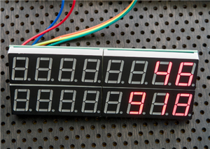 TAUNOE 74HC595 7-segment display
