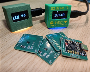 SmallOLED - Live PC Stats, Animated Clocks & Audio Visualizer