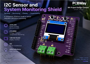 I2C Sensor and System Monitoring Shield