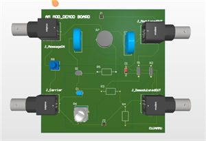 Custom tunable AM Modulation,Demodulation Board