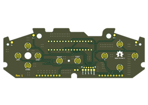 OSHW SNES Controller Main PCB - Through-Hole Edition