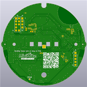 MiciMike Home Mini DiP v1 – Open-Source Drop-in PCB for Google Home Mini (ESP32-S3 + XMOS)