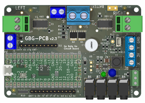 GBG-PCB Go Baby Go - Printed Circuit Board - V2.3 - standard