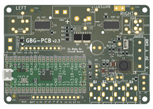 GBG-PCB Go Baby Go - Printed Circuit Board - V2.3 - SMD only