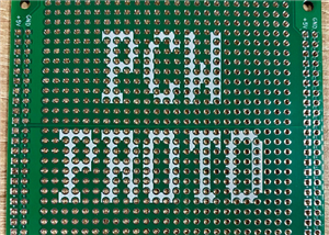 PCW Proto: Amstrad PCW prototyping perfboard