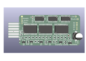 SEGA Game Gear to RGB TV Output Board