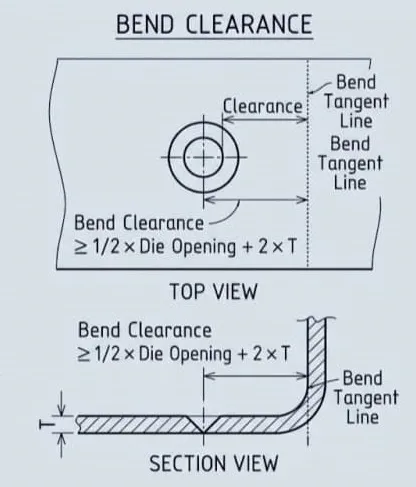 Edge Distance & Bend Clearance