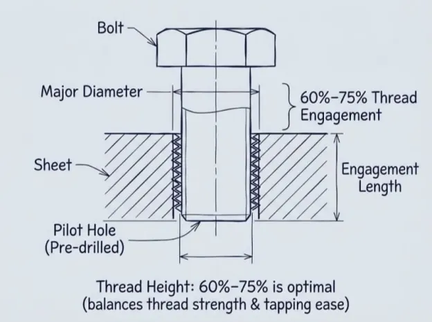 Thread Engagement & Geometric Calculations